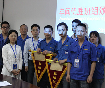 推行6SRQA月考评制度,开云·电子(中国)官方网站车间管理水平再上新台阶